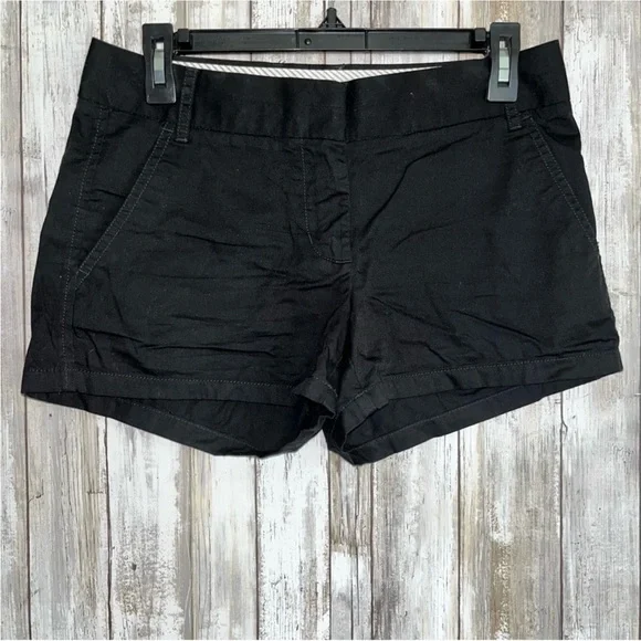 J. Crew Black Broken In Chino Shorts - Picture 2 of 8